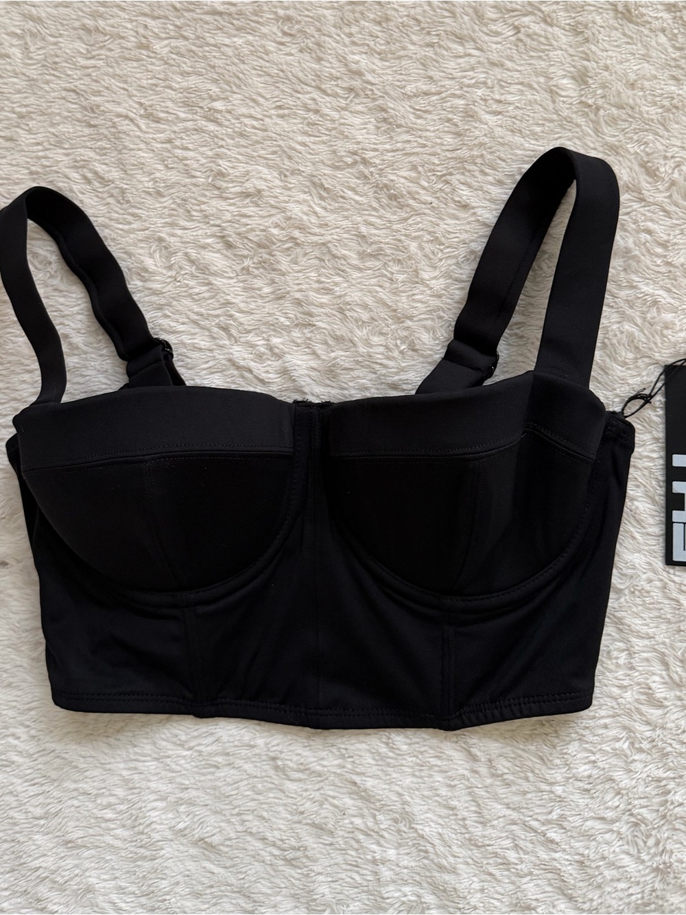 TA3 Bustier Bikini Top XS D/DD cup NWT